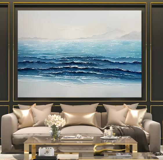 Dalgalar Kanvas Tablo