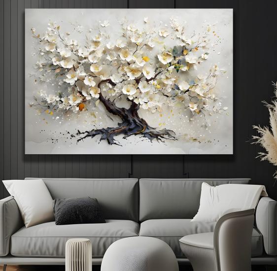 Ağaç Kanvas Tablo