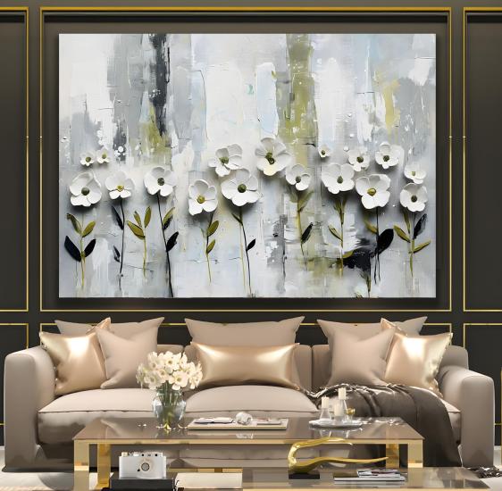 Papatya Kanvas Tablo