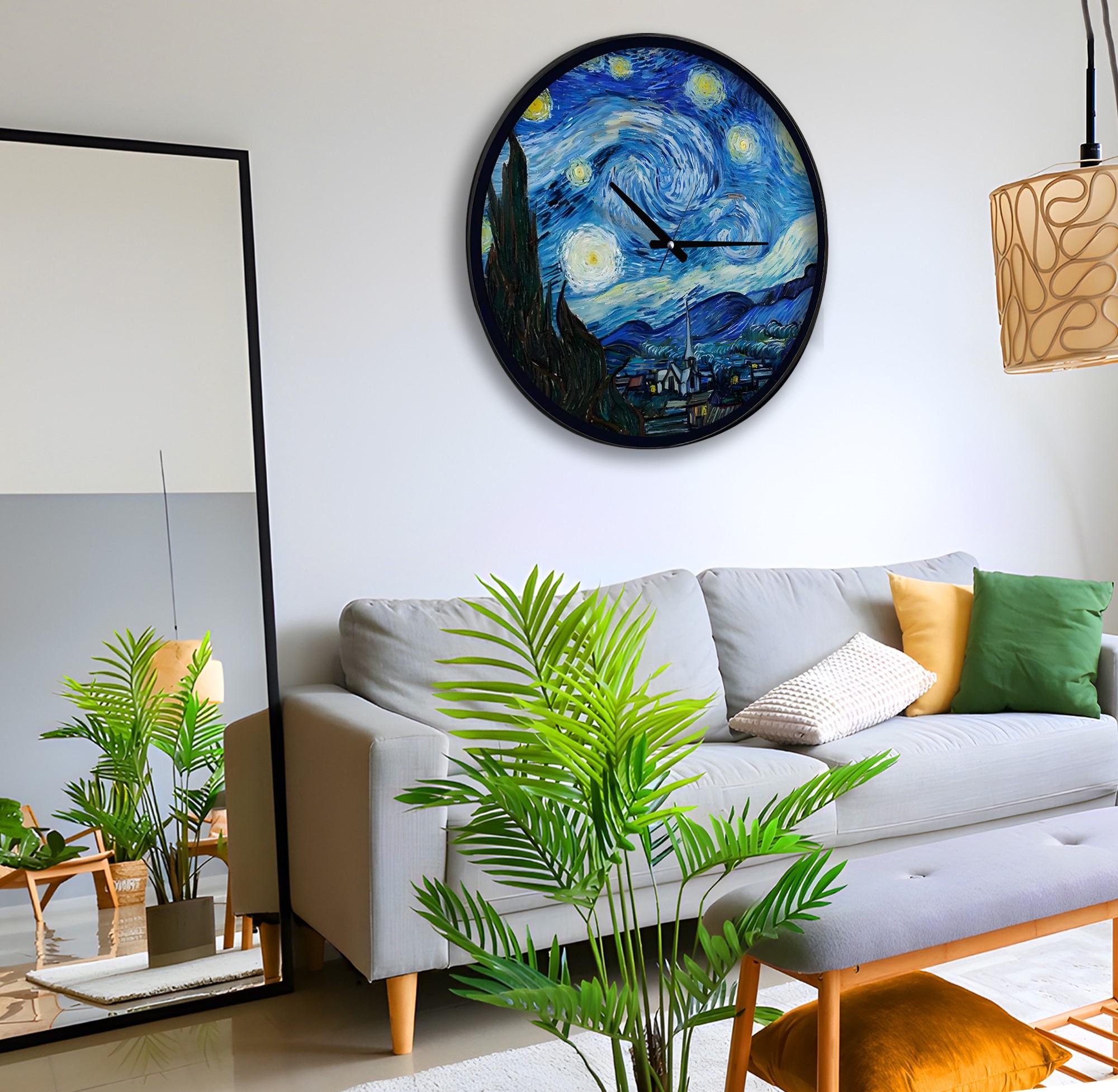 Vincent%20Van%20Gogh%2060%20Cm%20The%20Starry%20Night%20Ahşap%20Duvar%20Saati